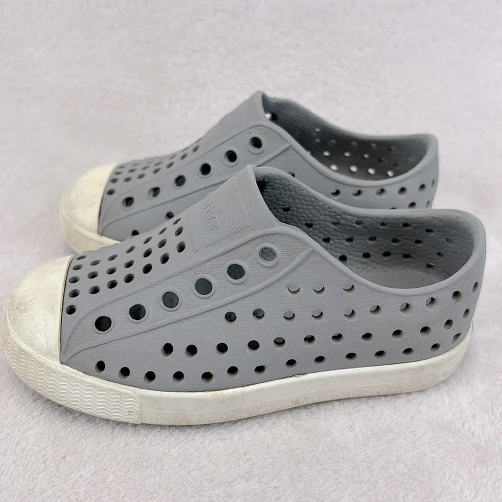 NATIVE Jefferson Slipon Shoes Gray Toddler Size C7
